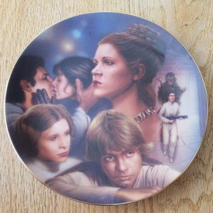 Star Wars Heroes and Villains Collector Plate Princess Leia 1997 #4808B …
